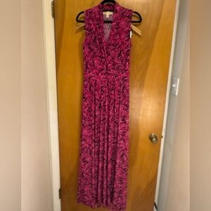 Michael Kors Pink Floral Maxi Dress